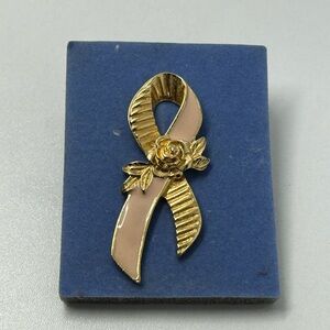 Vintage Avon Breast Cancer Awareness Ribbon Pin